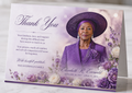 Custom Funeral Thank You Cards (PDF File Design Only- No Printing)
