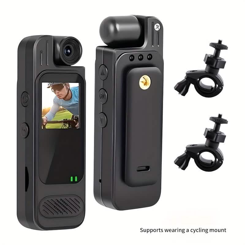 Premium Portable Body Camera Recorder – HD, SD Card Compatible