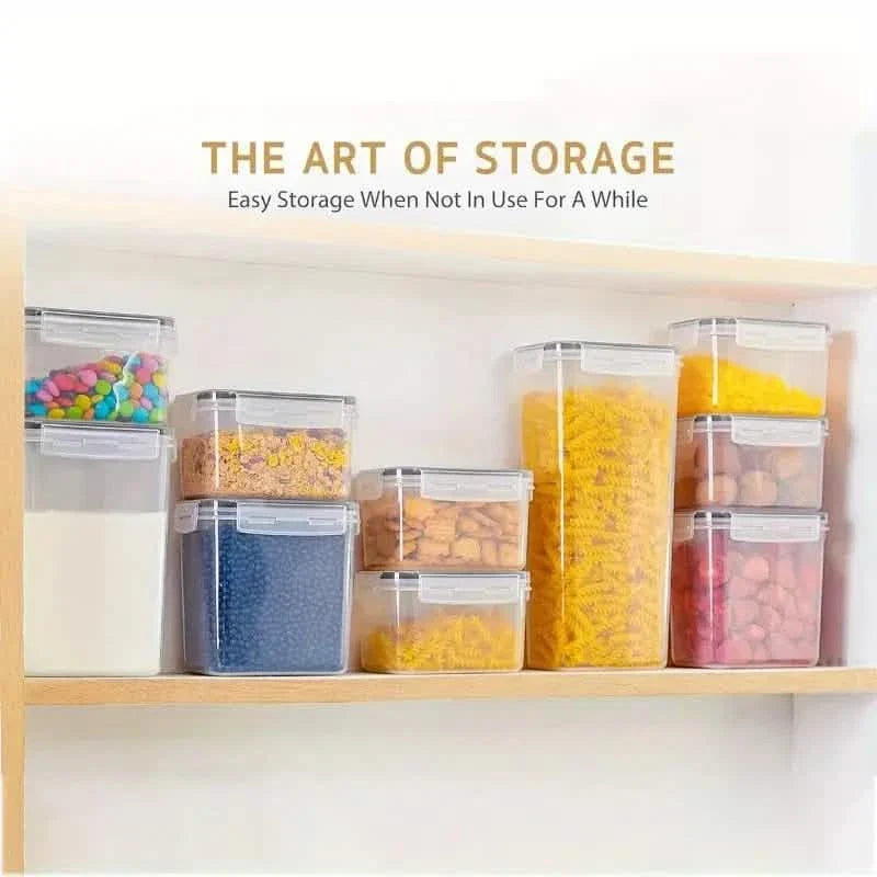 48-Piece Set: Food Storage Container Set, Fresh-Keeping and Easy-to-Secure Lids
