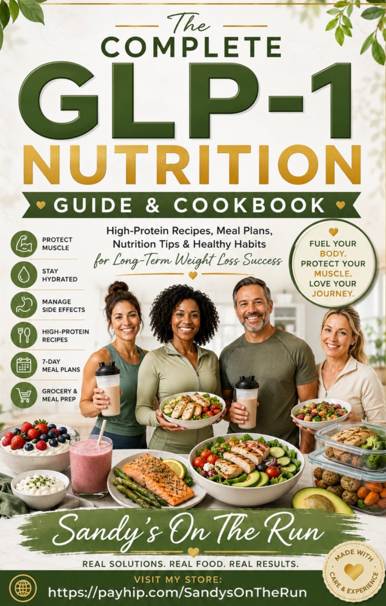 The Complete GLP-1 Nutrition Guide & Cookbook