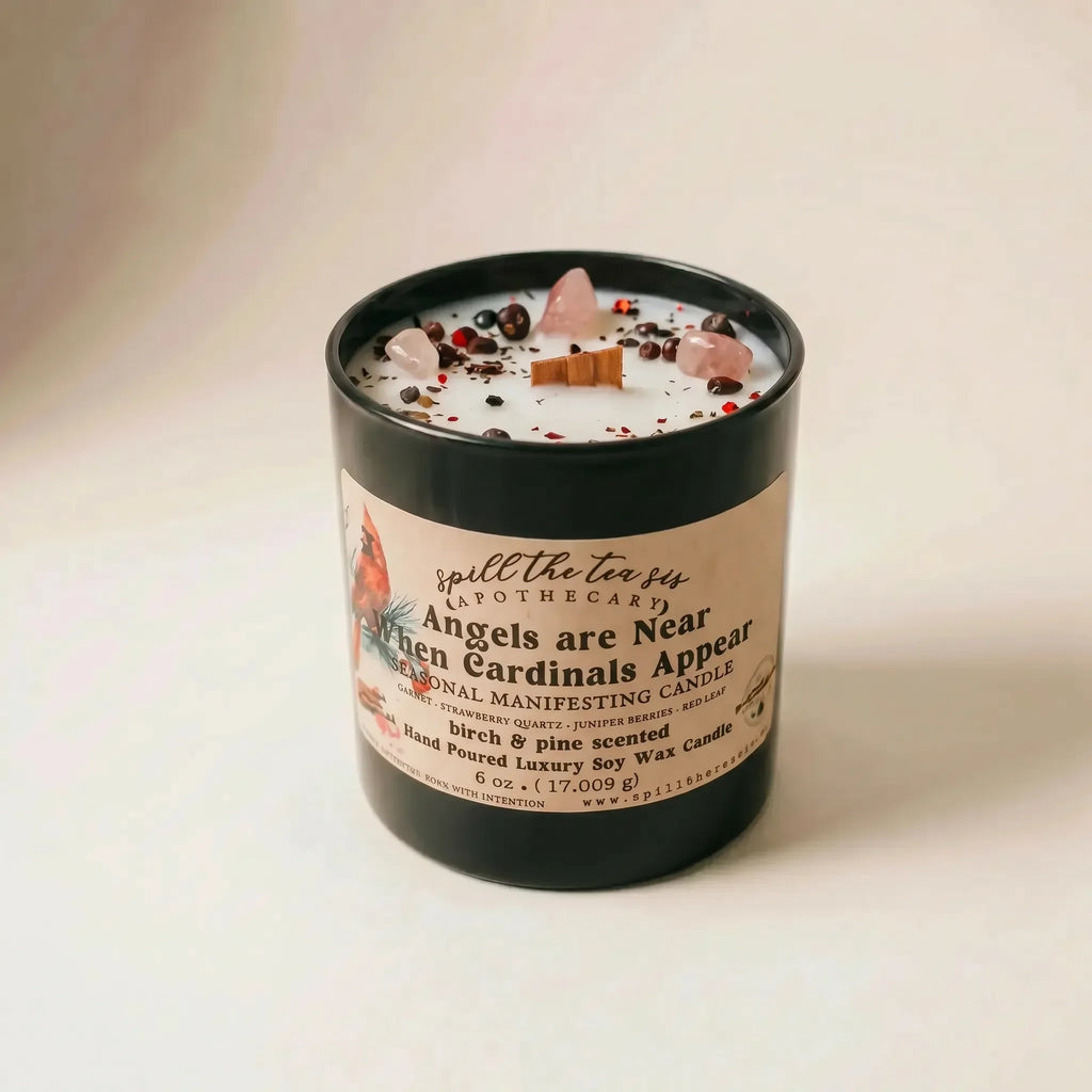 Angels Are Near When Cardinals Appear Candle | Memorial & Intention Candle