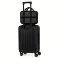 2-Piece Spinner Luggage Set – 20” Carry-On & 14” Crossbody Handbag