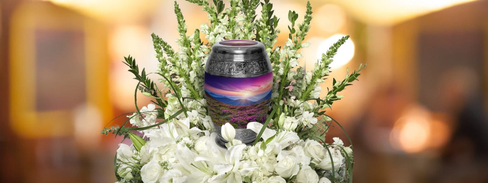 Heaven on Earth Cremation Urns for Human Ashes - Large Adult Funeral Urn