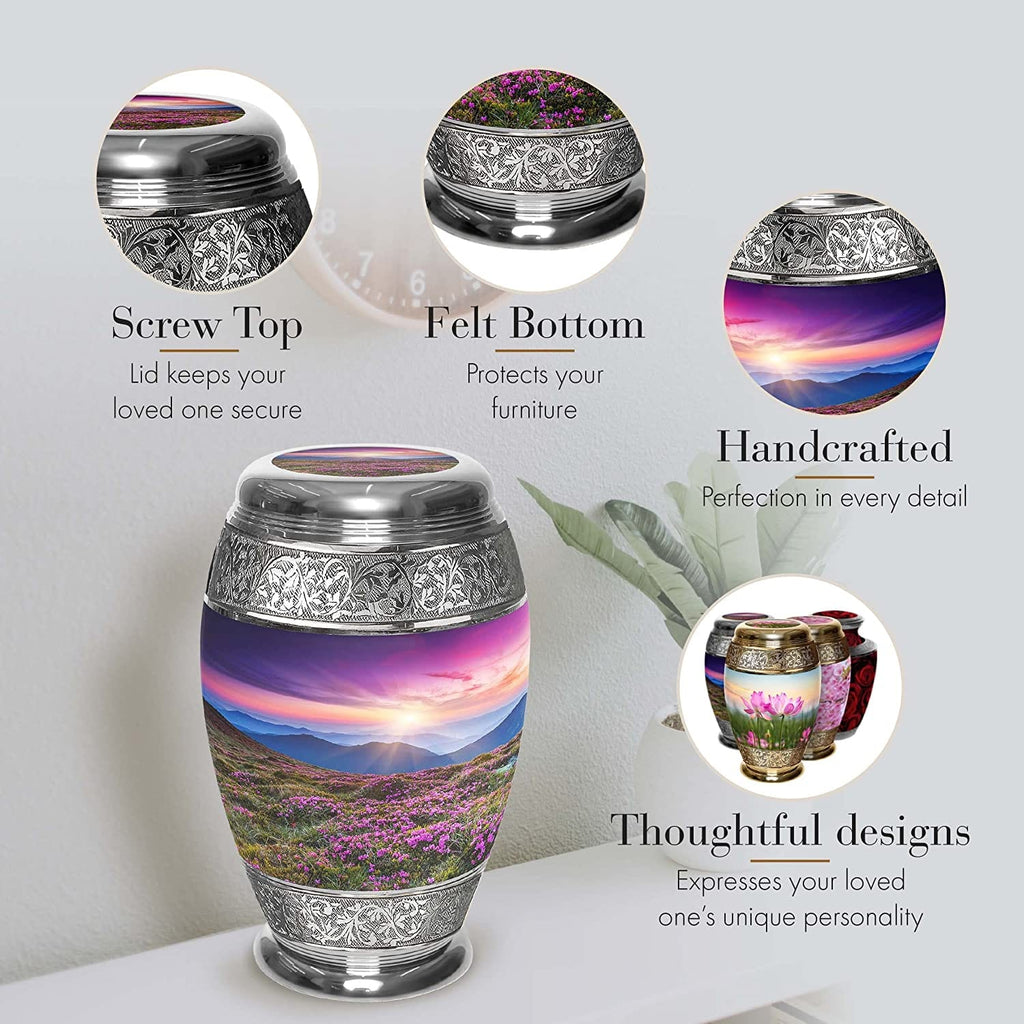 Heaven on Earth Cremation Urns for Human Ashes - Large Adult Funeral Urn