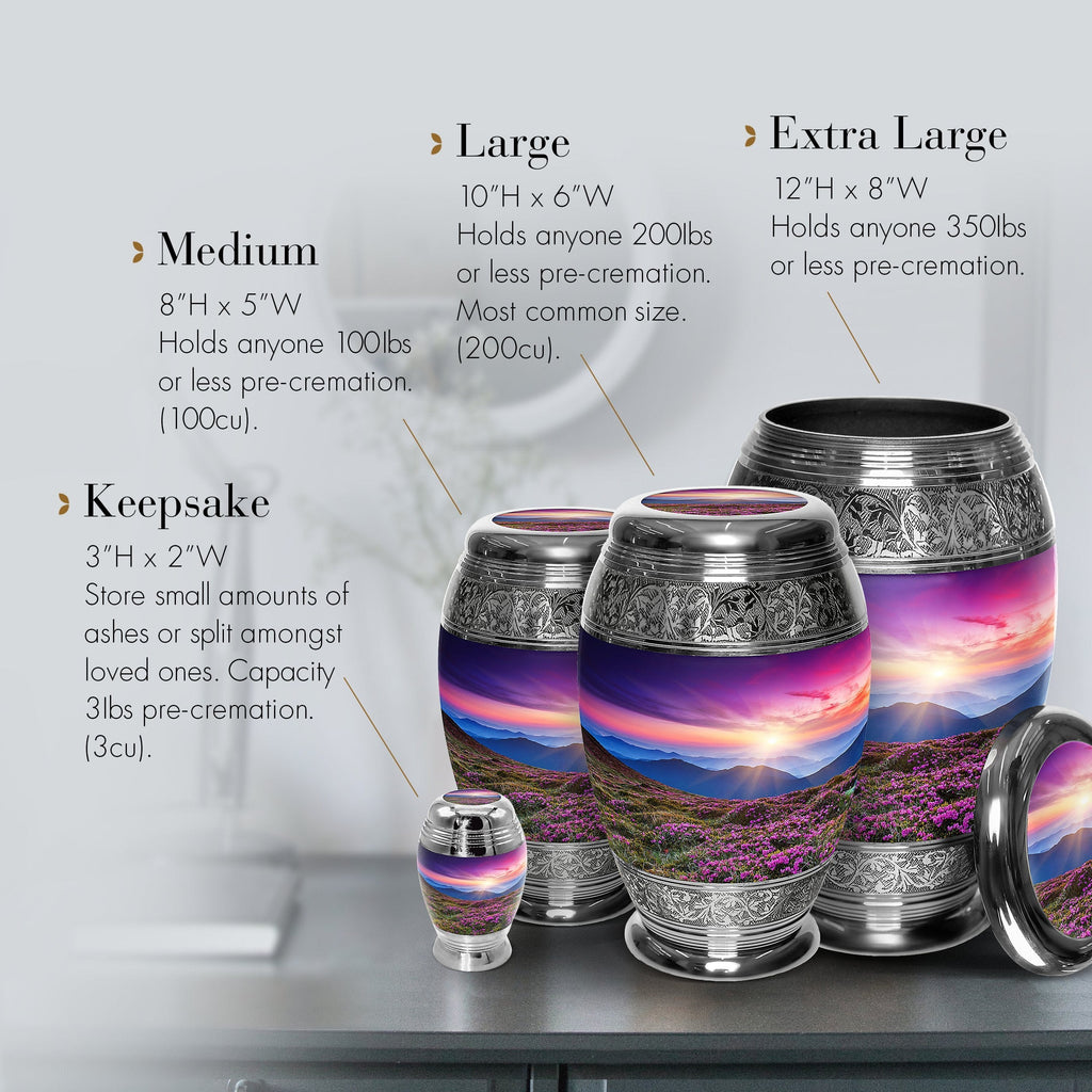 Heaven on Earth Cremation Urns for Human Ashes - Large Adult Funeral Urn