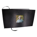 Black Textured Guest Book for Funeral or Memorial Service