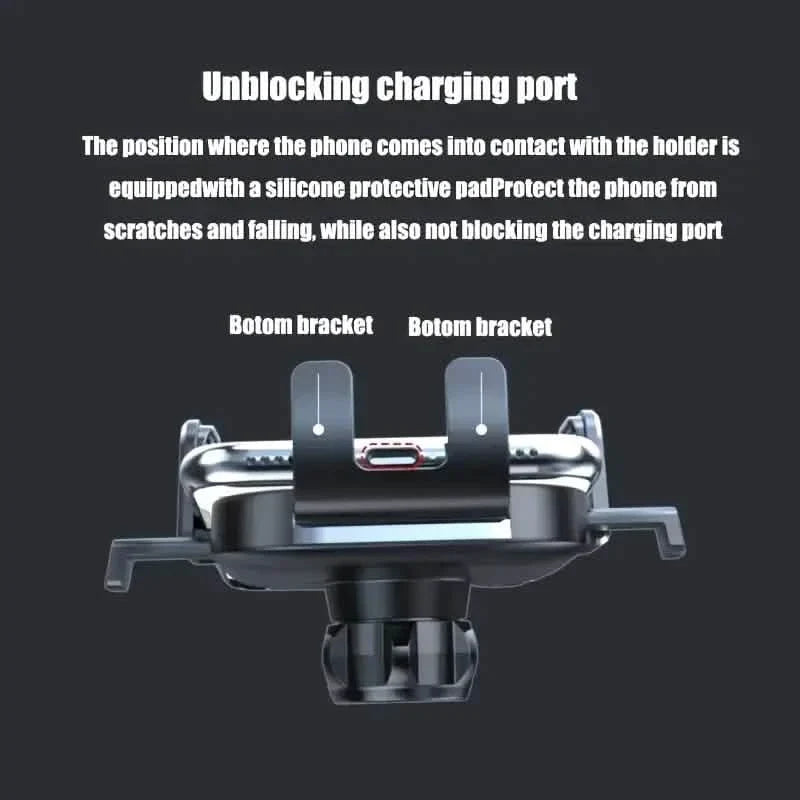 Adjustable Car Phone Holder – Suction Cup Dashboard Mount, Anti-Slip Grip, iPhone & Android