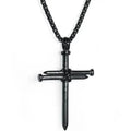 Titanium Steel Casting Steel Nails Cross Men's Pendant Punk Style